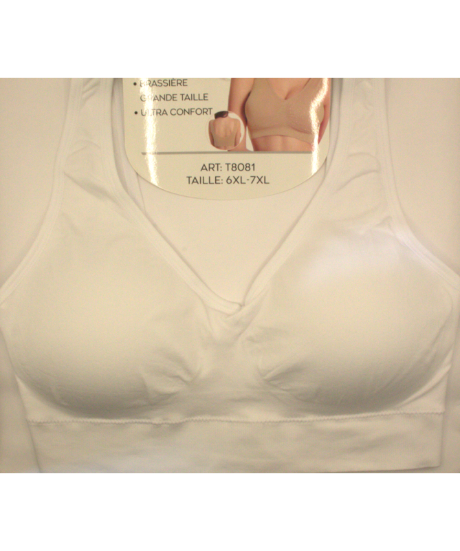 Brassière Grande Taille Confort – Disponible taille 50 à 54 et 56-58 | tekamode.com