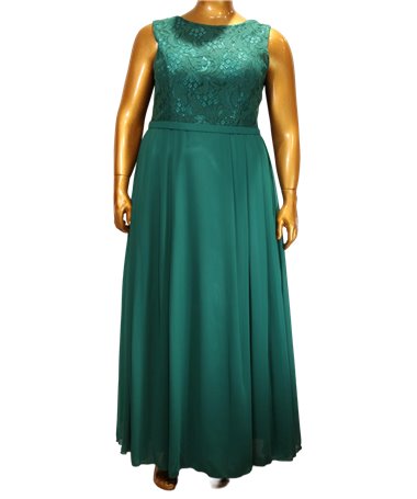 Robe de soirée Mélissa : vert