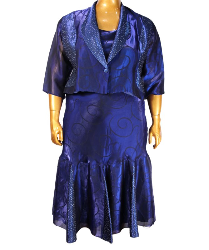 Robe de soirée Patricia : bleu nuit