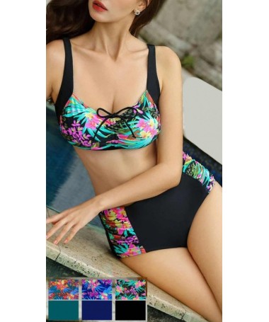 Bikini Floral Grande Taille du 42-44 au 54-56  - Mode  Été TEKA MODE