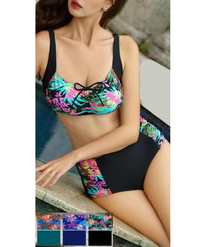 Bikini Floral Grande Taille du 42-44 au 54-56  - Mode  Été TEKA MODE