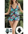 Tankini Tropical Grande Taille du 42-44 au 54-56 TEKA MODE