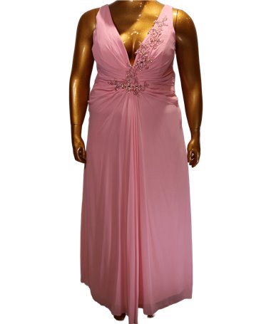 Robe de soirée Constance : rose