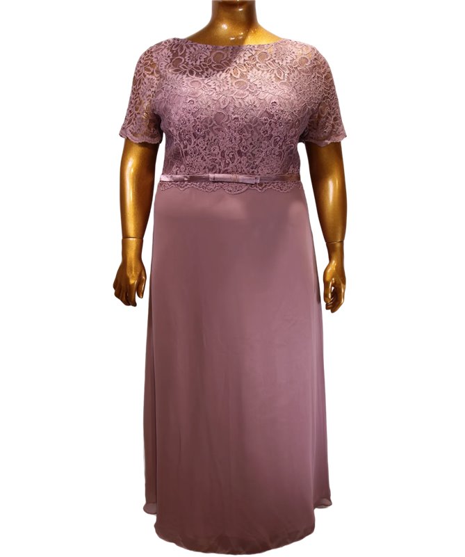 Robe Cocktail longue grande taille Kamila du 46 au 54