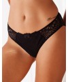 Culotte en dentelle noire VALEGE Flirty du S au XL _ TEKA MODE