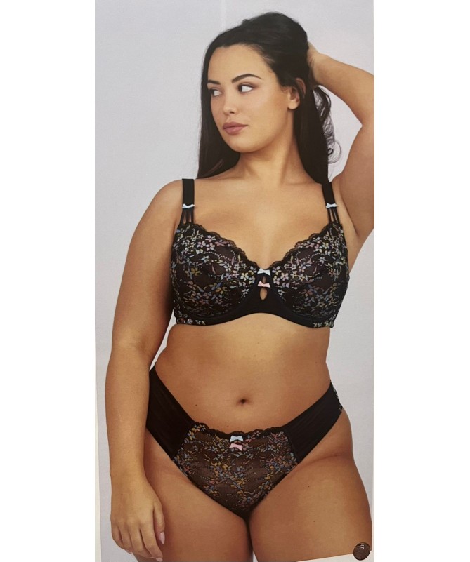 Soutien-gorge en dentelle fleurie Aroma _ VALEGE chez TEKA MODE