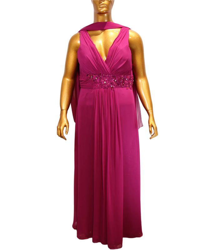 Robe de soirée Ella : fushia