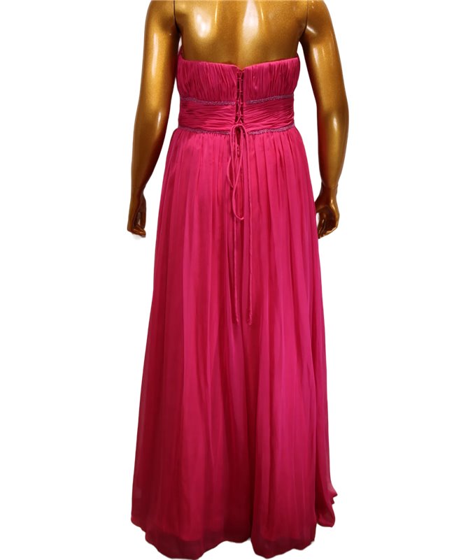 Robe de soirée Lou : rose bonbon