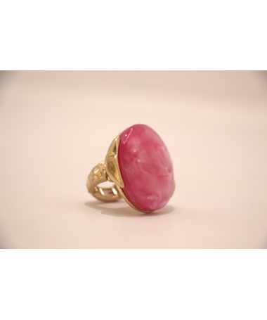 Bague Rose Élysée – Élégance florale et éclat doré