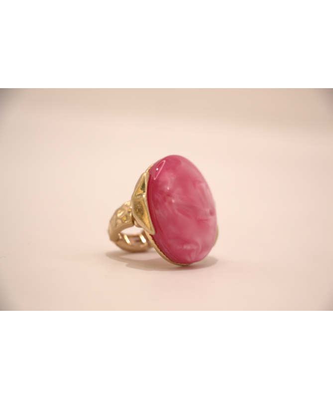 Bague Rose Élysée – Élégance florale et éclat doré