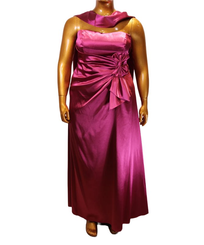 Robe de soirée Naty : fushia