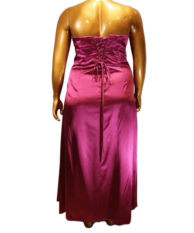 Robe de soirée Naty : fushia