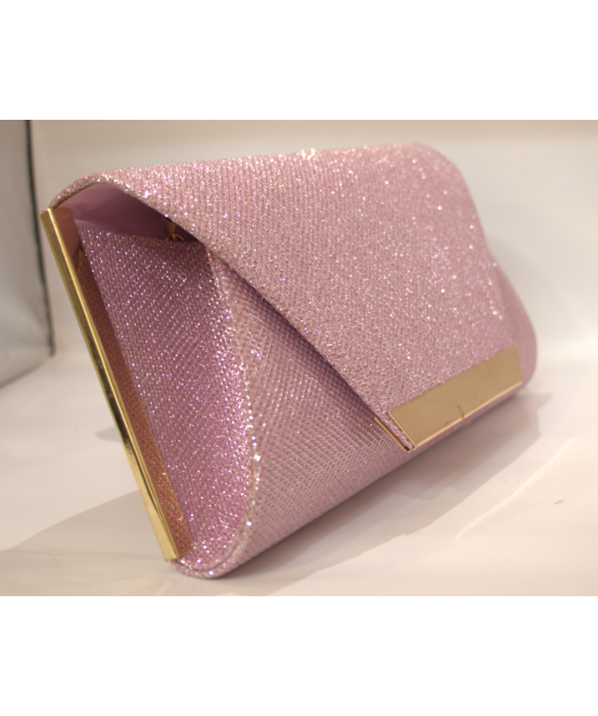 Pochette Élégance Rosée Chic pour Soirées et Événements