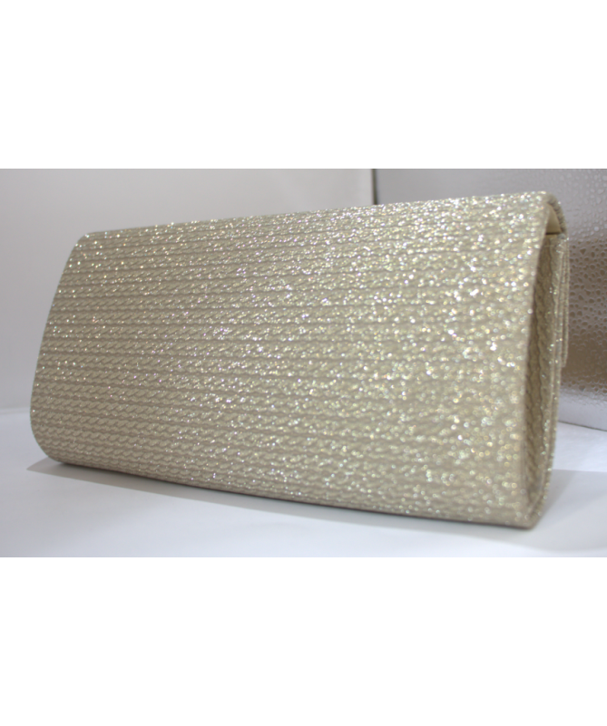 Pochette Brillance Dorée Élégante pour Soirées et Événements