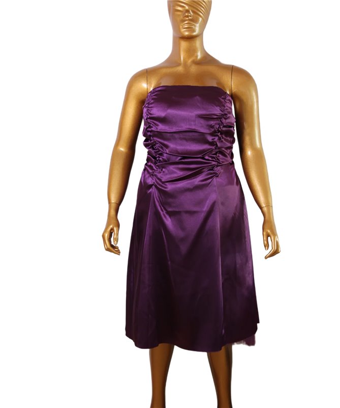 Robe de soirée courte Violette