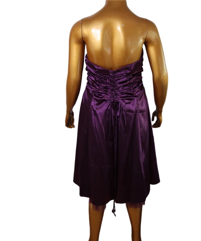 Robe de soirée courte Violette