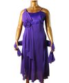 Robe de soirée courte Agathe : violet