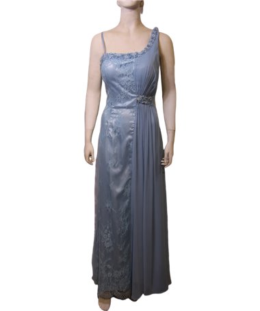 Robe de soirée Emma : bleu ciel