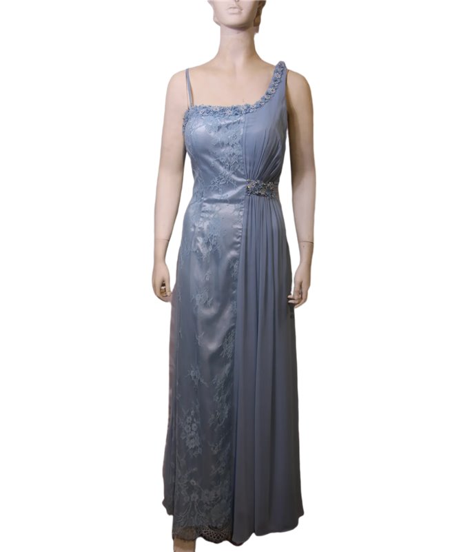 Robe de soirée Emma : bleu ciel