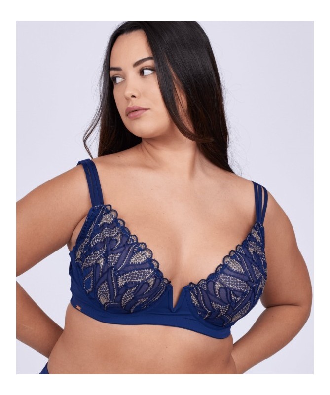 Soutien Gorge VALEGE bleu du 85B au 105F Charliz _ TEKA MODE