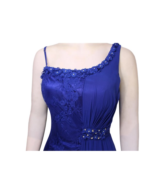 Robe de soirée Emma : bleu foncé T42