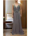 Robe de soirée Inès : gris T40 / T42