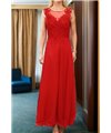 Robe de soirée Eléanore : rouge