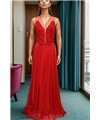 Robe de soirée Inès : rouge T38/40/42