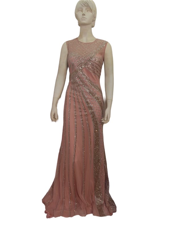 Robe de soirée Louise : vieux rose