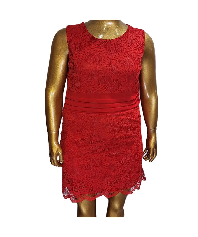 robe Anissa rouge avant