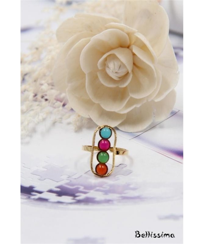 BAGUE ECLAT MULTICOLORE