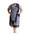 robe Matilda patchwork noir