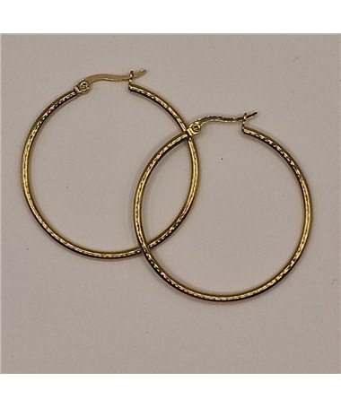 Boucle d'oreille créole 40 mm