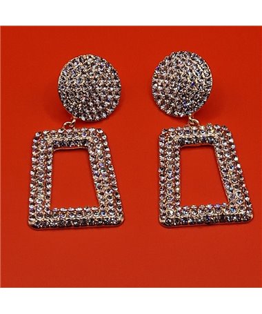 Boucle d'oreille Tomsk Strass