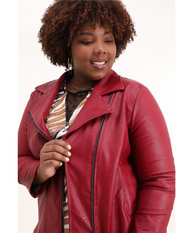 Veste Simili Cuir Grande Taille JAQUETA