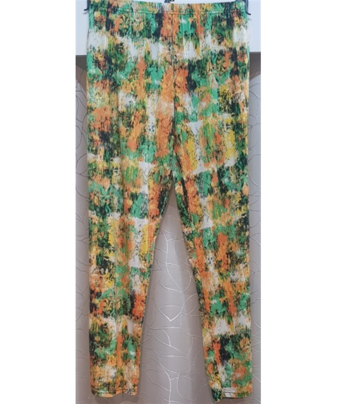 Pantalon vert ESTAMPADAS